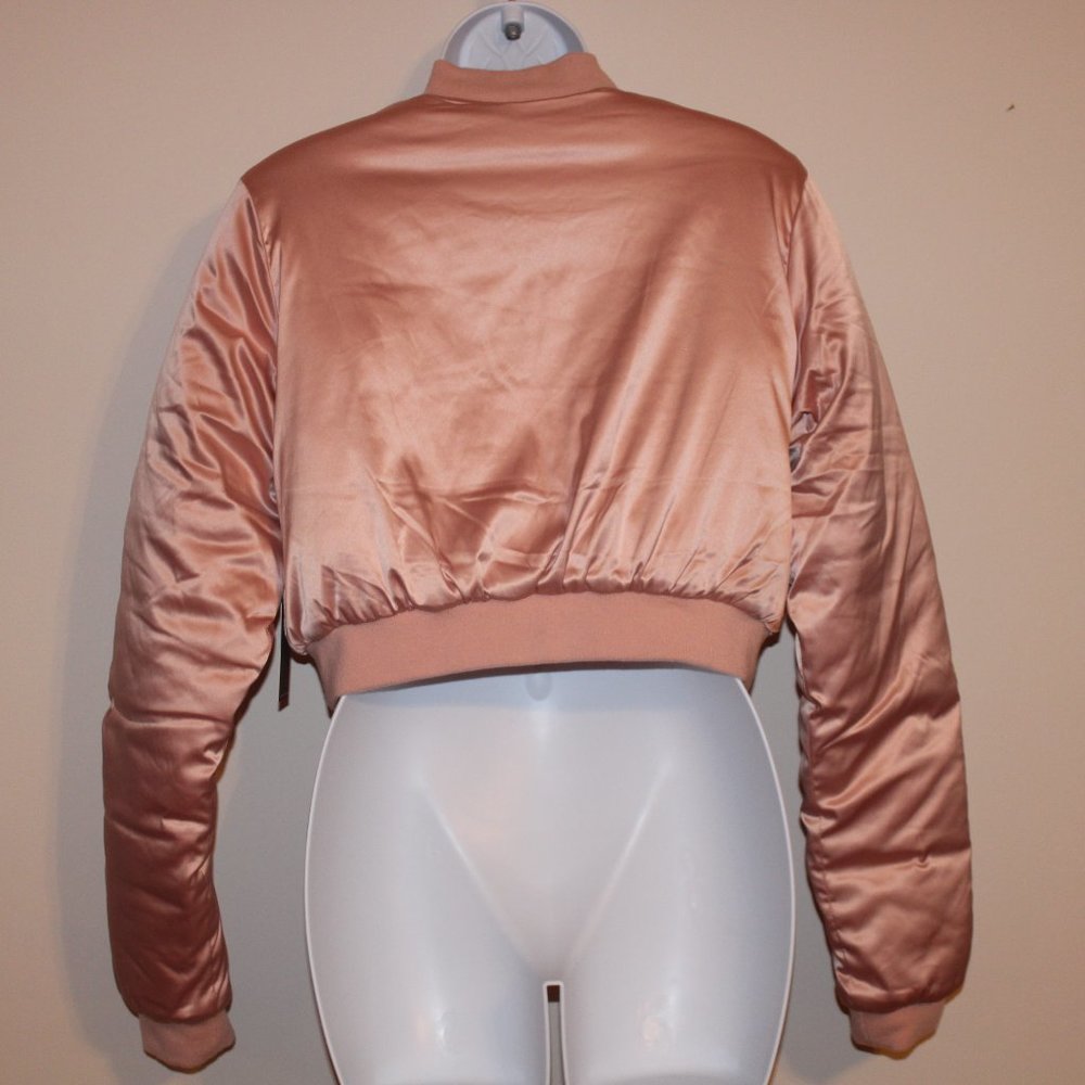 Lovers and Friends Cropped Bomber Jacket NWT - Picture 12 of 15